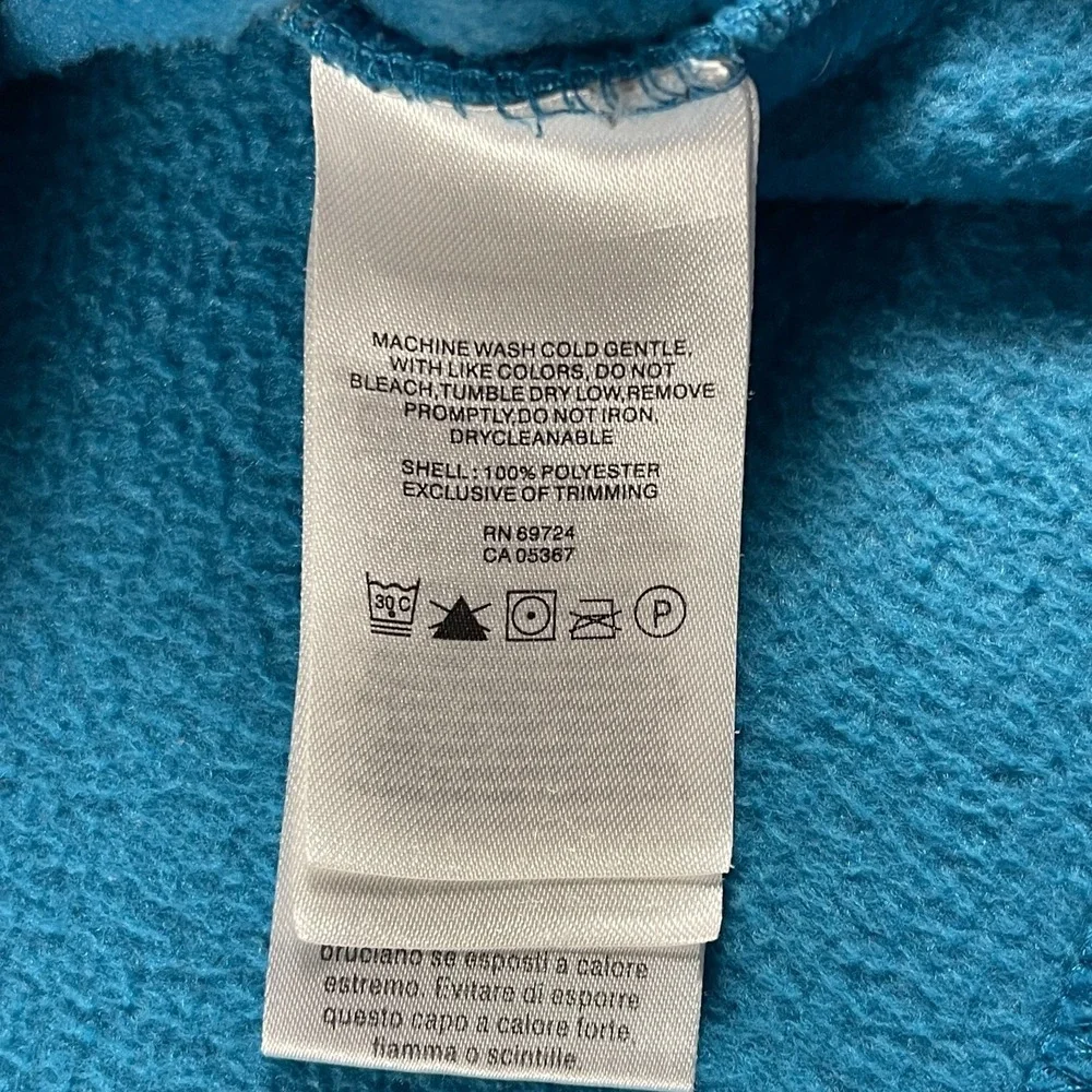 Columbia Steens Mountain II Fleece Jacket Boys Size Large Blue Gray Full Zip